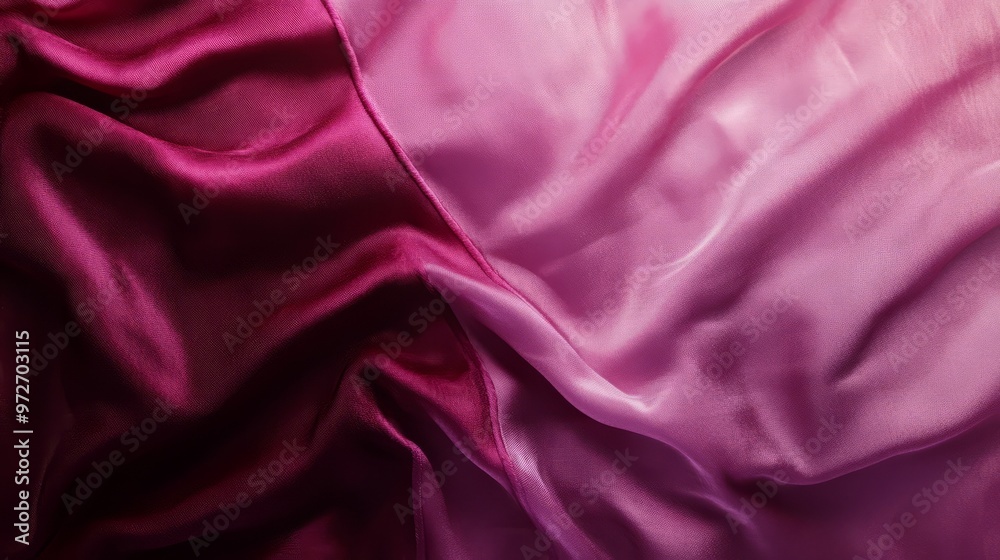 Obraz premium Gradient from deep burgundy to soft blush, with a rich, velvety texture that feels luxurious and inviting, perfect for warm and romantic designs, 4K hyperrealistic photo.