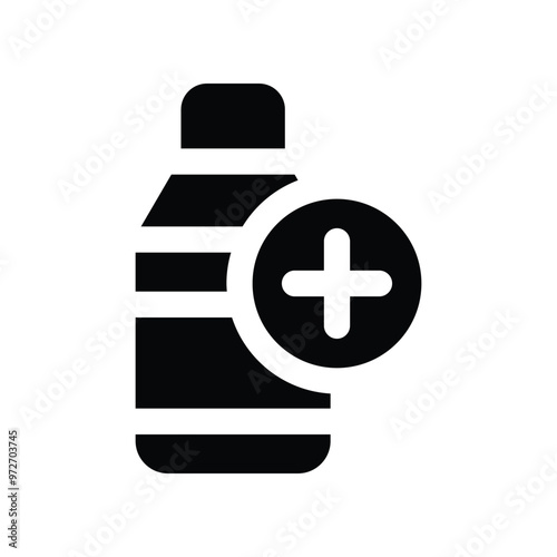 antiseptic icon. vector glyph icon for your website, mobile, presentation, and logo design.