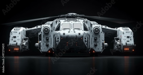 Advanced Military Helicopter, Designed for Versatility and Performance photo