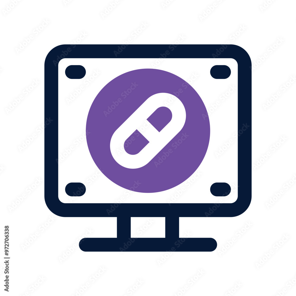 computer icon. vector dual tone icon for your website, mobile, presentation, and logo design. computer icon. vector dual tone icon for your website, mobile, presentation, and logo design.