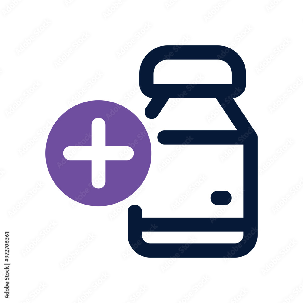 Obraz premium medicine icon. vector dual tone icon for your website, mobile, presentation, and logo design.