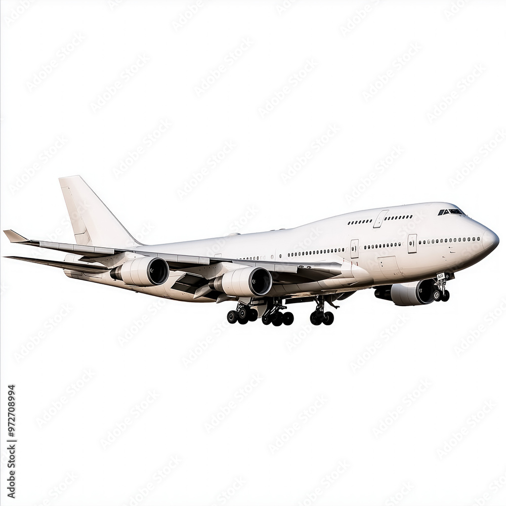 Obraz premium Jumbo Jet Isolated