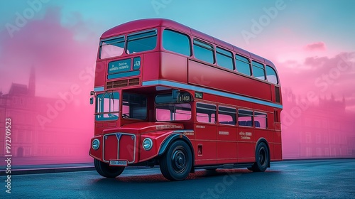 Red Double-Decker Bus in London
