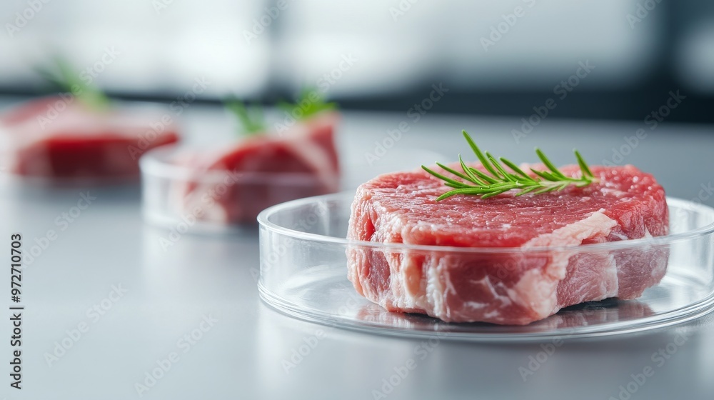 Lab-Grown Meat in Petri