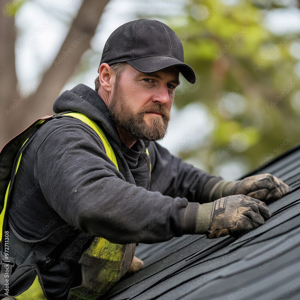 Roofer Isolated