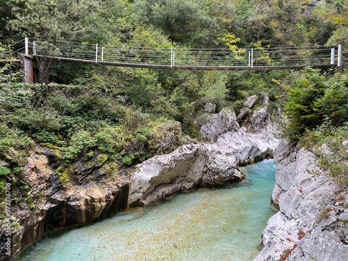 Natural monument Koritnica gorge, Bovec (Triglav National Park, Slovenia) - Koritnica-Schlucht und Naturdenkmal Tröge Kluze (Triglav-Nationalpark) - Naravni spomenik Soteska Koritnice in Klužka korita photo