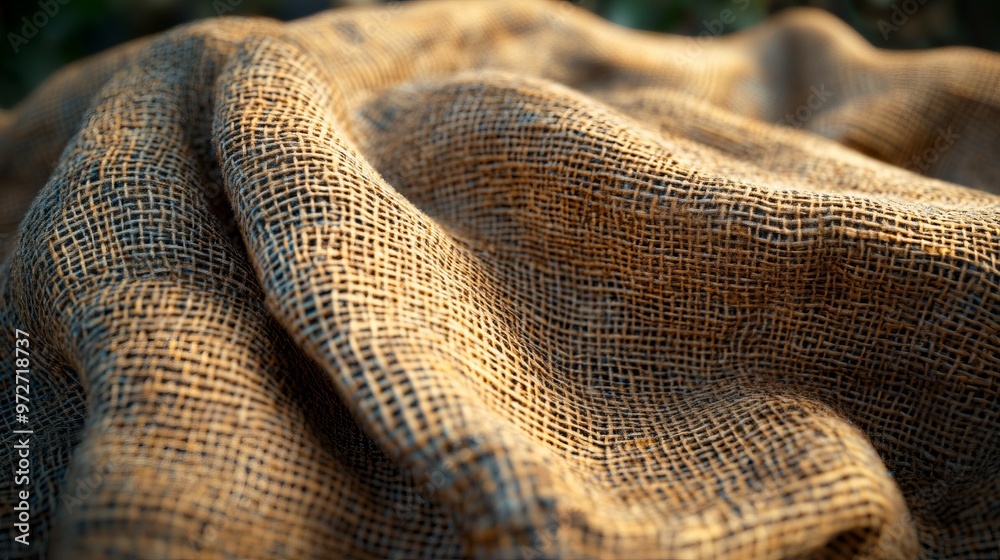 Detailed texture of a burlap Christmas sack, with its rough, rustic fabric and festive design capturing the holiday spirit. 4K hyperrealistic photo. Detailed texture of a burlap Christmas sack, with its rough, rustic fabric and festive design capturing the holiday spirit. 4K hyperrealistic photo.