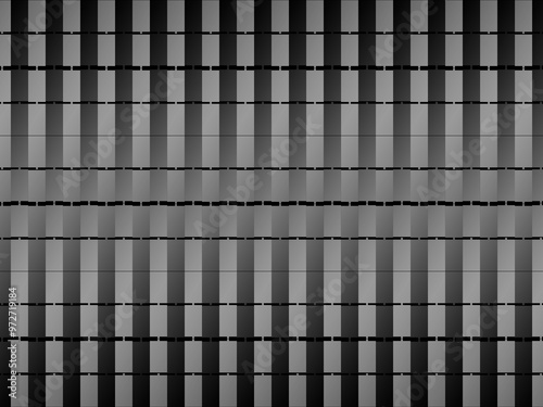 Wallpaper Mural Black metal texture steel background. Perforated metal sheet. Torontodigital.ca