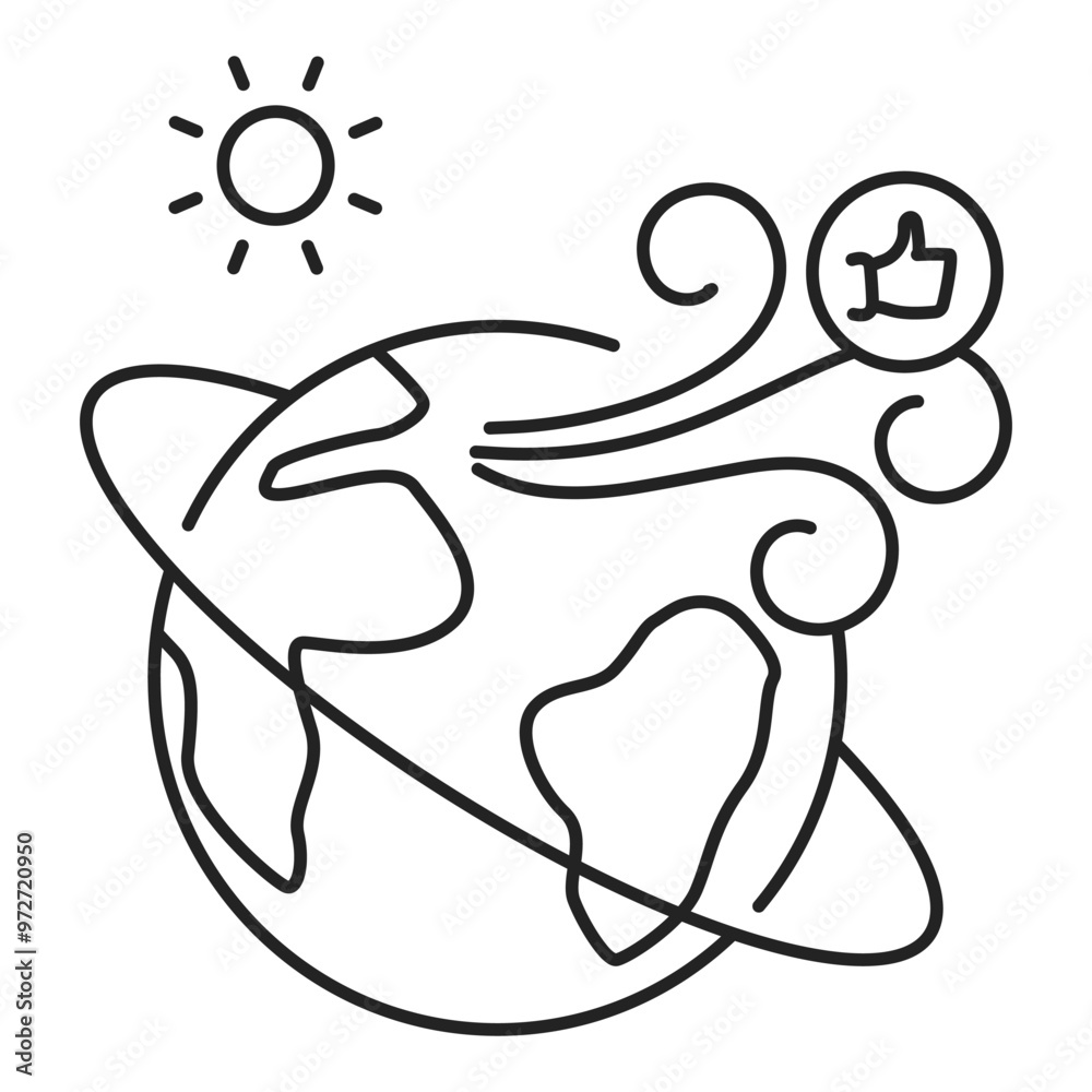 Clean Air Initiatives Icon Design. Represents Sustainability, Eco-Friendly Solutions, Conservation Efforts, Environmental Awareness. Vector icon with editable Stroke. Clean Air Initiatives Icon Design. Represents Sustainability, Eco-Friendly Solutions, Conservation Efforts, Environmental Awareness. Vector icon with editable Stroke.