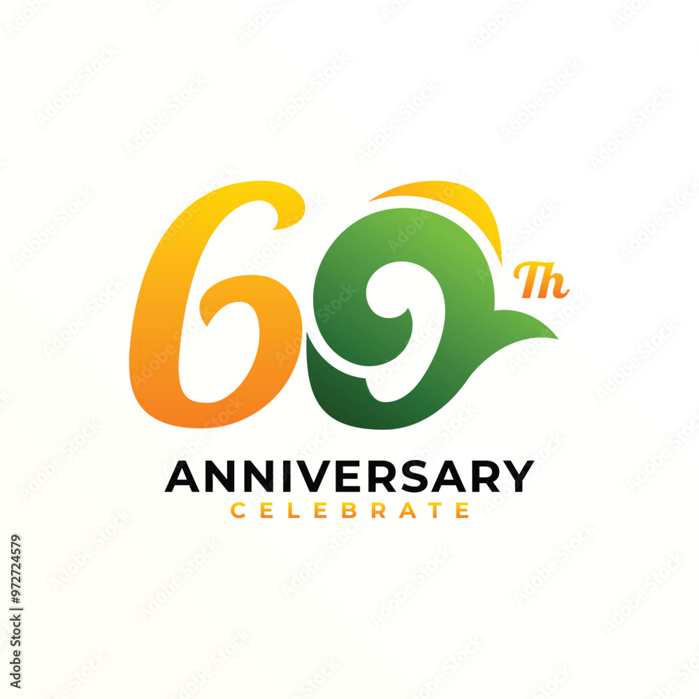 Modern Anniversary Number Design Collection Modern Anniversary Number Design Collection