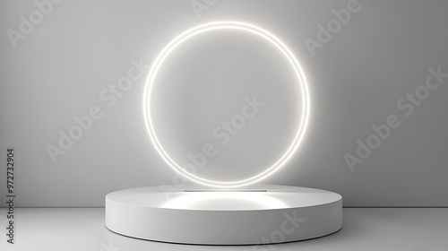 silver ring on a white background