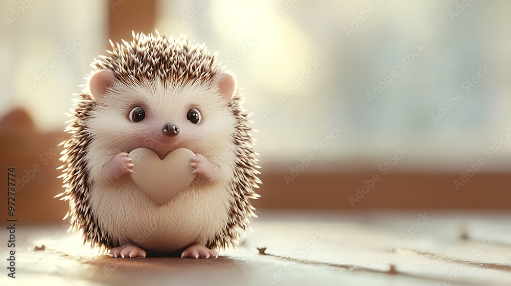 Obraz premium hedgehog on the ground