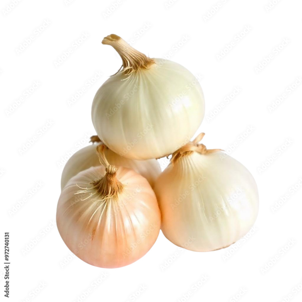Fototapeta premium Red onion on Isolated transparent background png. generated with AI