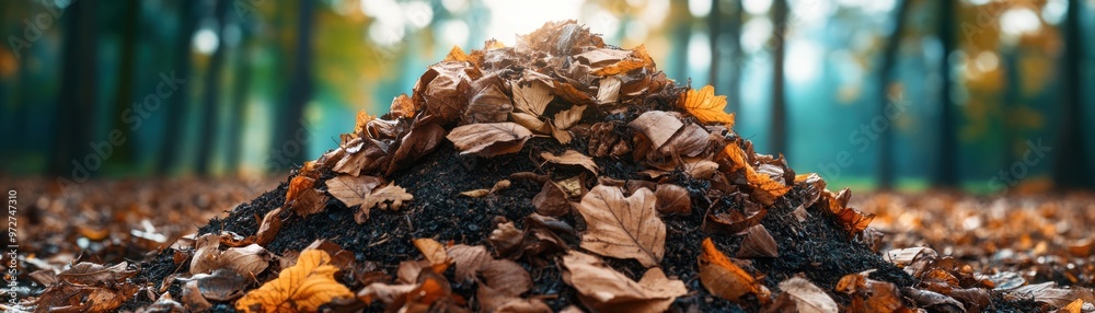 Autumn Leaves Composting A Natural Way to Enrich Your Garden Soil Transforming fallen leaves into nutrient-rich compost for your plants, promoting sustainable gardening practices Leaf decomposition Autumn Leaves Composting A Natural Way to Enrich Your Garden Soil Transforming fallen leaves into nutrient-rich compost for your plants, promoting sustainable gardening practices Leaf decomposition