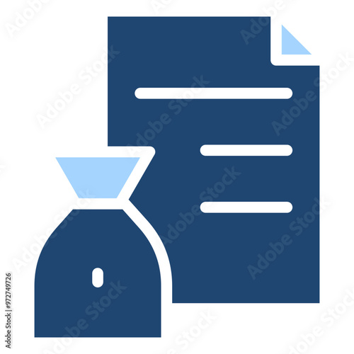 Budget icon vector symbol illustration