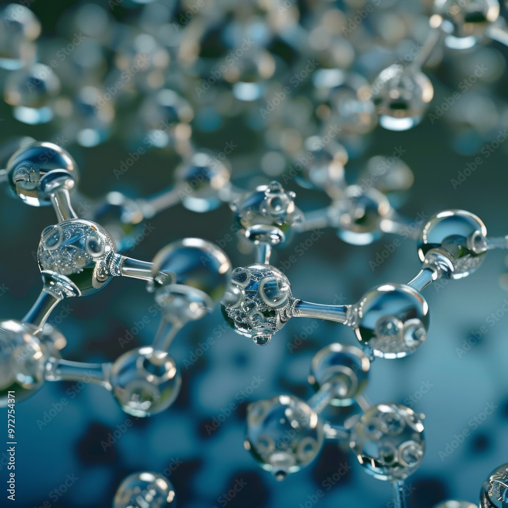 Exploration of Molecules in a Detailed Close-Up Capturing Their Intricate Structure and Connections in Nature's Design Exploration of Molecules in a Detailed Close-Up Capturing Their Intricate Structure and Connections in Nature's Design