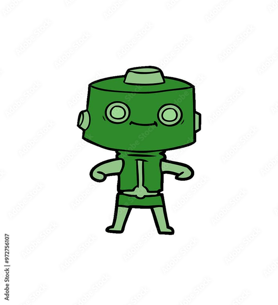 cartoon robot cartoon robot