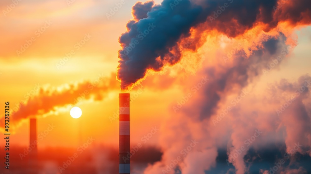 Obraz premium Carbon neutrality strategies for emissions reduction and corporate responsibility 