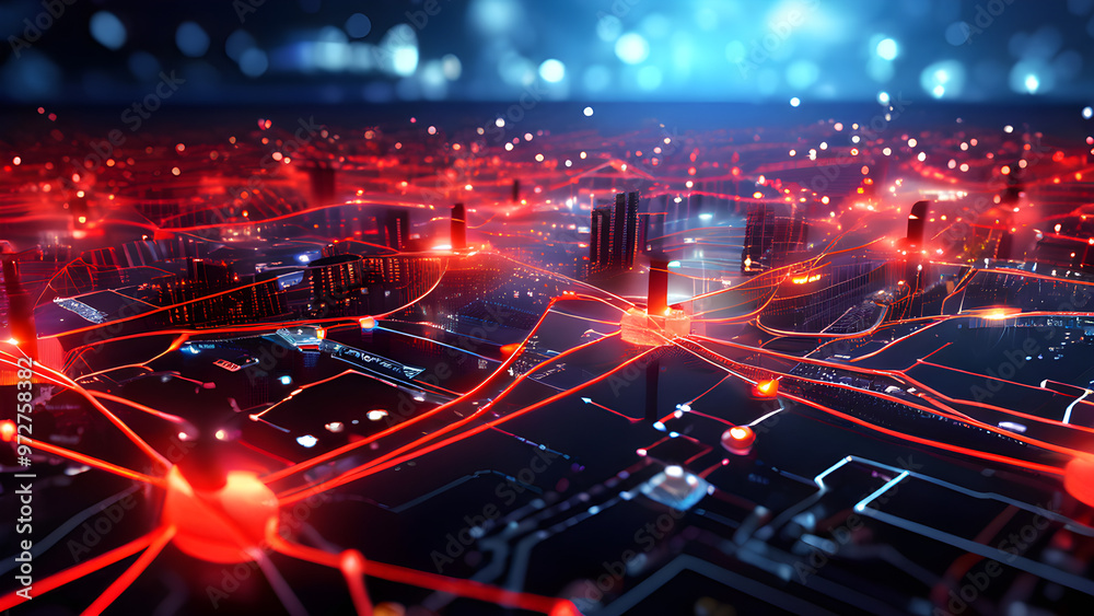 Obraz premium social network concept