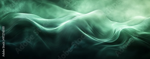Wallpaper Mural Abstract Green and Black Blurred Background with Soft Gradient for Modern Design Concepts Torontodigital.ca