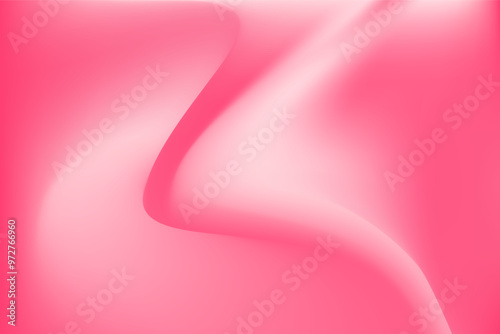Pink blur wave gradient background, with glowing texture, abstract liquid wallpaper with copy space. Aesthetic fluid flow backdrop for presentation, poster, product display
