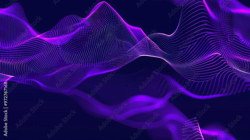 Abstract Purple Waves Abstract Purple Waves