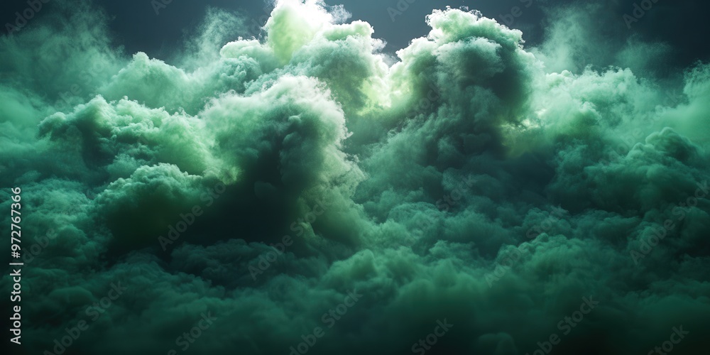 Abstract glowing green dust particles floating on a dark black background, creating an ethereal and otherworldly scene with swirling cosmic energy, evoking futuristic and sci-fi visual aesthetics
Abstract glowing green dust particles floating on a dark black background, creating an ethereal and otherworldly scene with swirling cosmic energy, evoking futuristic and sci-fi visual aesthetics