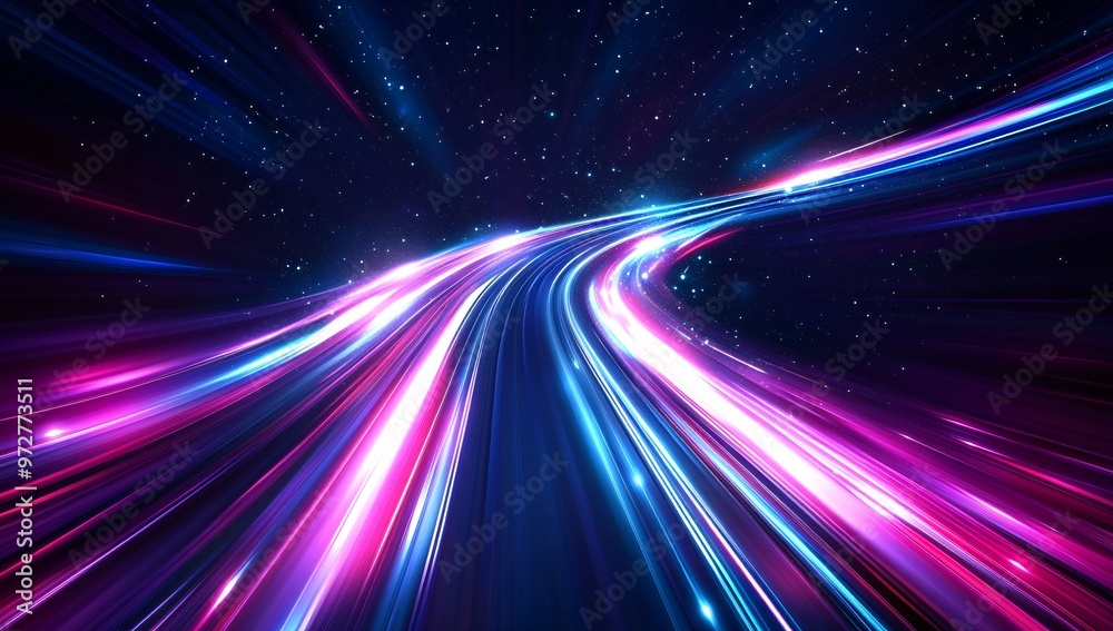 Dark street, wet asphalt, reflections of rays in the water. Abstract dark blue background, smoke, smog. Empty dark scene, neon light, spotlights Dark street, wet asphalt, reflections of rays in the water. Abstract dark blue background, smoke, smog. Empty dark scene, neon light, spotlights