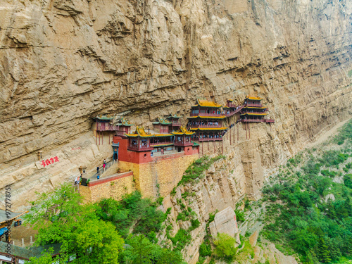 Hanging Temple of Hengshan Mountain, Datong, Shanxi photo