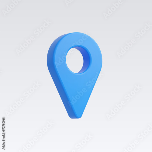 3d Realistic Location map pin gps pointer markers vector illustration