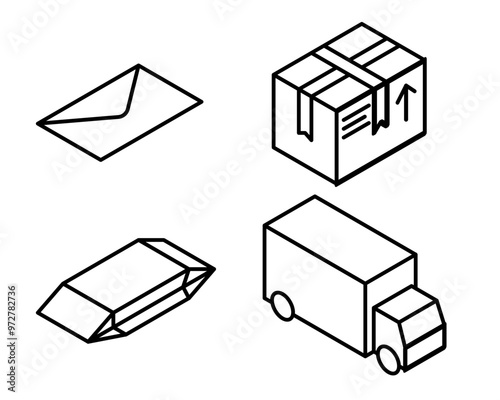 Versand Symbole