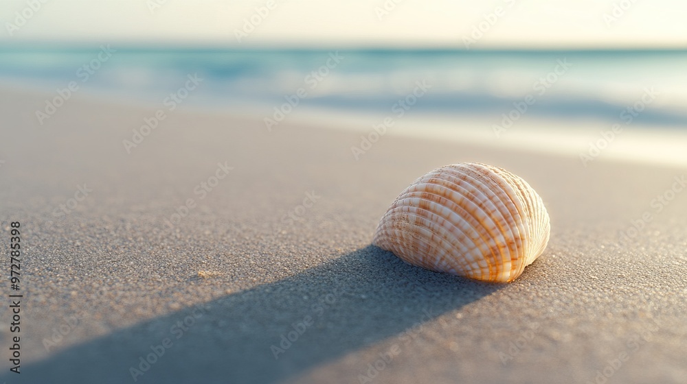 Minimalist close-up of a single seashell on a smooth sandy beach, with soft focus and natural textures creating a peaceful, simple scene, 4K hyperrealistic photo. Minimalist close-up of a single seashell on a smooth sandy beach, with soft focus and natural textures creating a peaceful, simple scene, 4K hyperrealistic photo.