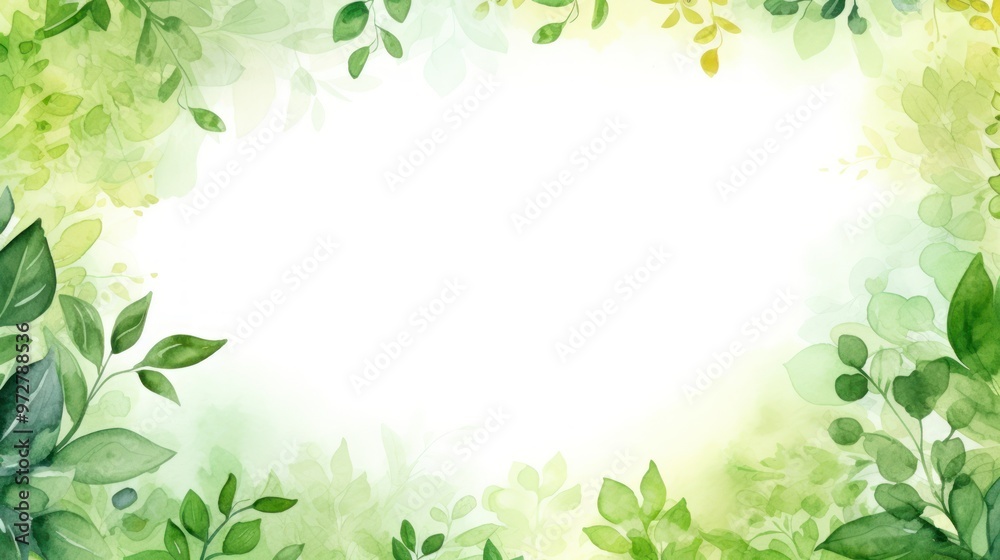 Spring leaves copy space background Spring leaves copy space background