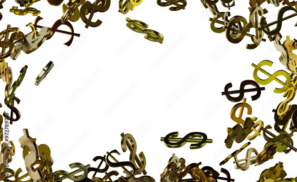 Animated orange dollar background. Money flies from top to bottom. Animated orange dollar background. Money flies from top to bottom.