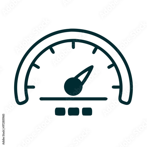 Speedometer Icon. Auto, car, traffic, transport