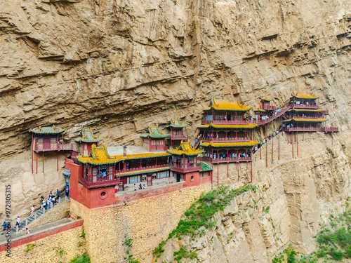 Hanging Temple of Hengshan Mountain, Datong, Shanxi photo