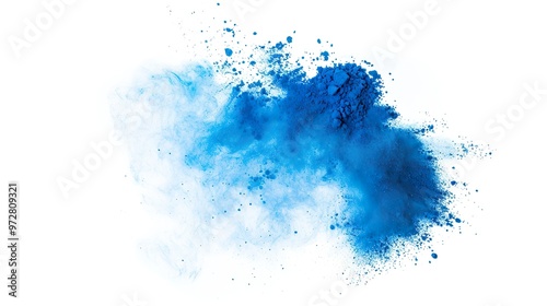 Freeze_motion_of_blue_powder_explosions_isolated