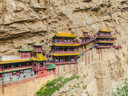 Hanging Temple of Hengshan Mountain, Datong, Shanxi photo