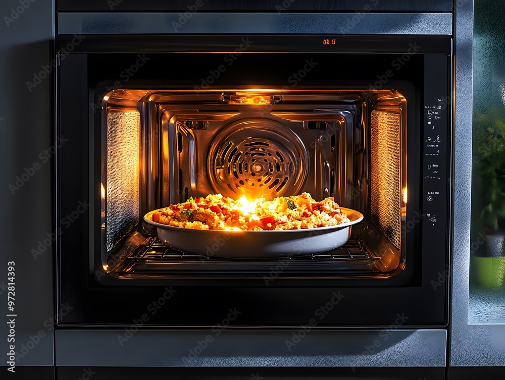 Food in an Oven Food in an Oven