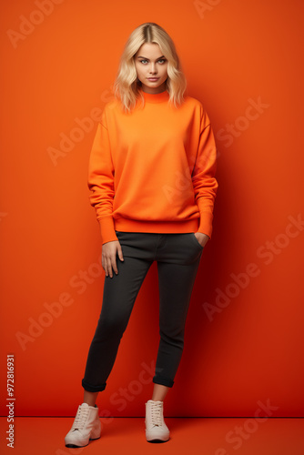 Collection of Young Female Models Posing Indoor