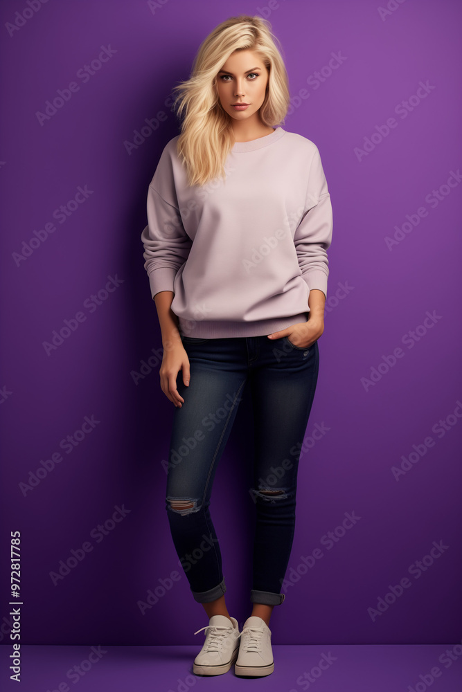 Collection of Young Female Models Posing Indoor