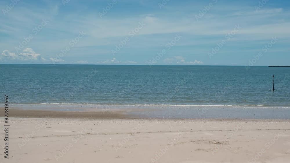 White beach with traditional boat in tropical sea in sunny day White beach with traditional boat in tropical sea in sunny day