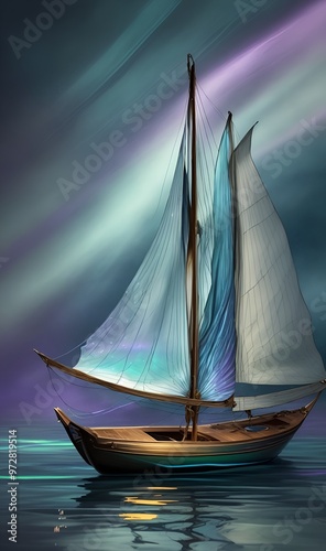 ship on the sea