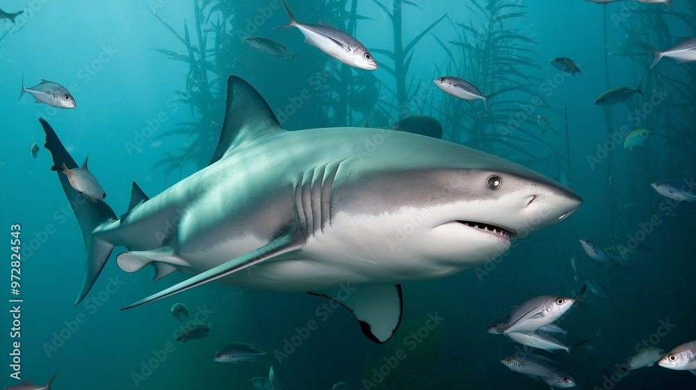 Naklejka premium Underwater