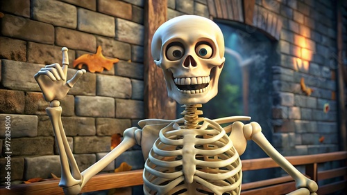 cartoon skeleton jokes photo