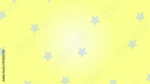 Colorful cartoon stars background animation