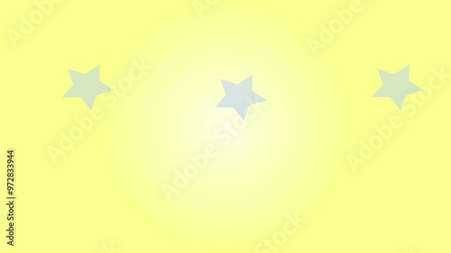 Colorful cartoon stars background animation