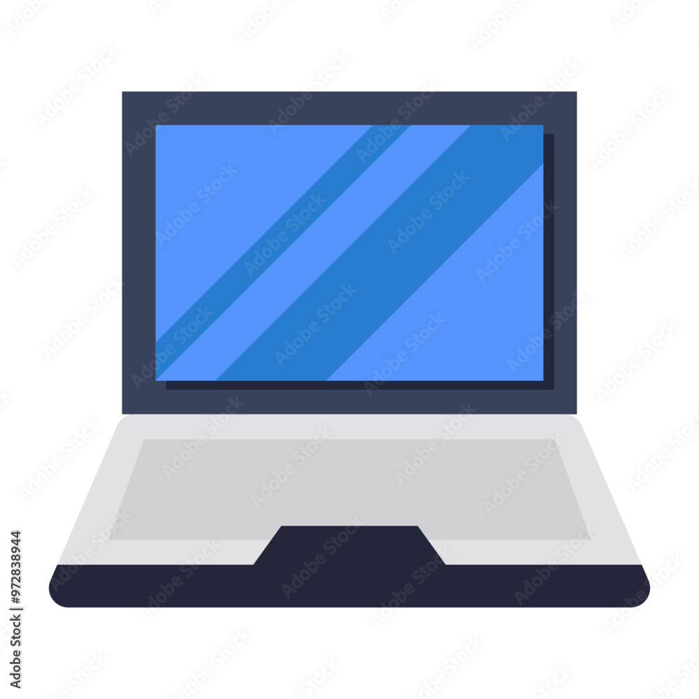 Creative design icon of laptop