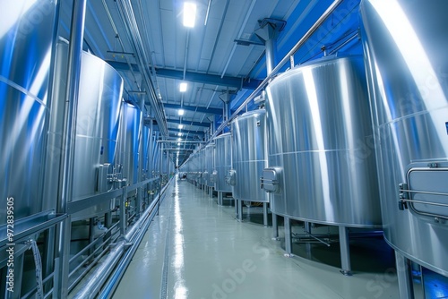 Equipment dairy plant milk factory industry stainless steel storage and processing tanks