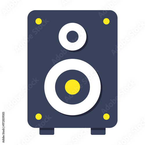 Perfect design icon of speaker
